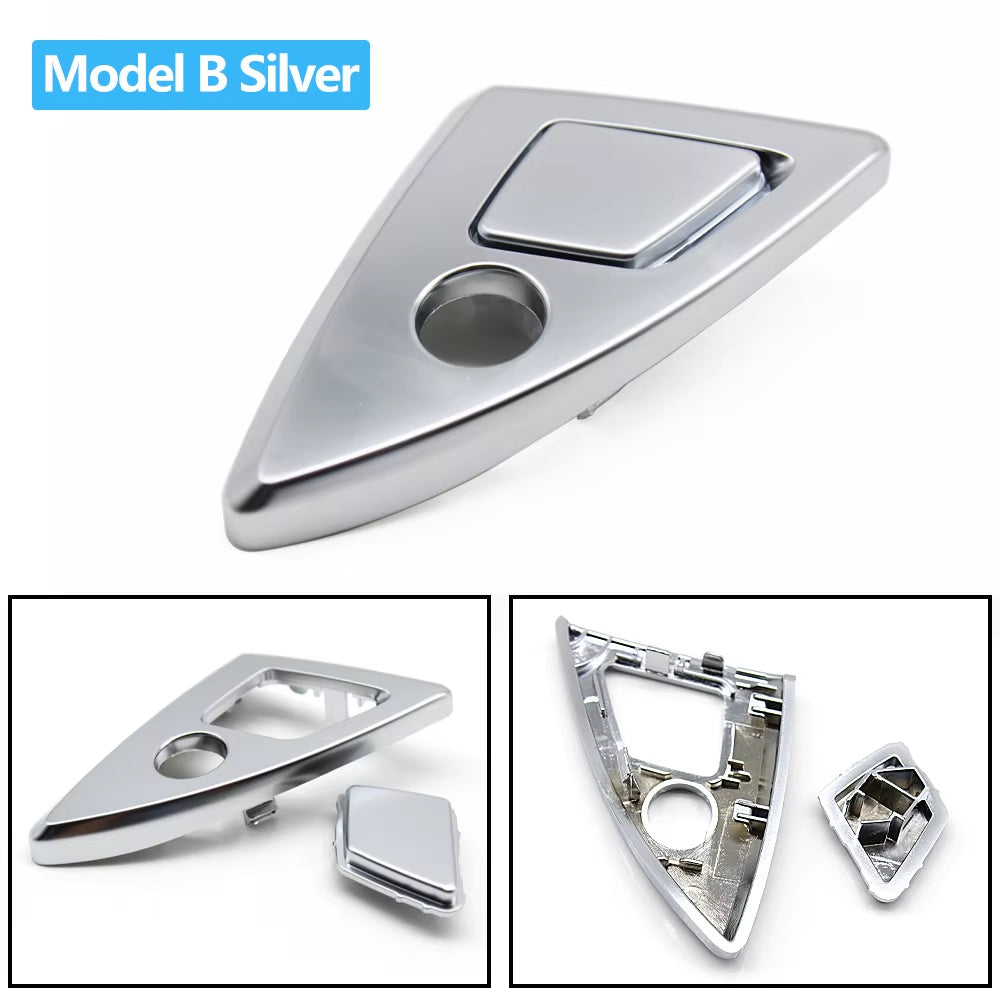 LHD RHD Car Front Center Console Armrest Box Switch Button Cover For BMW 5 Series F10 F11 F18 520 523 525 2011-2017