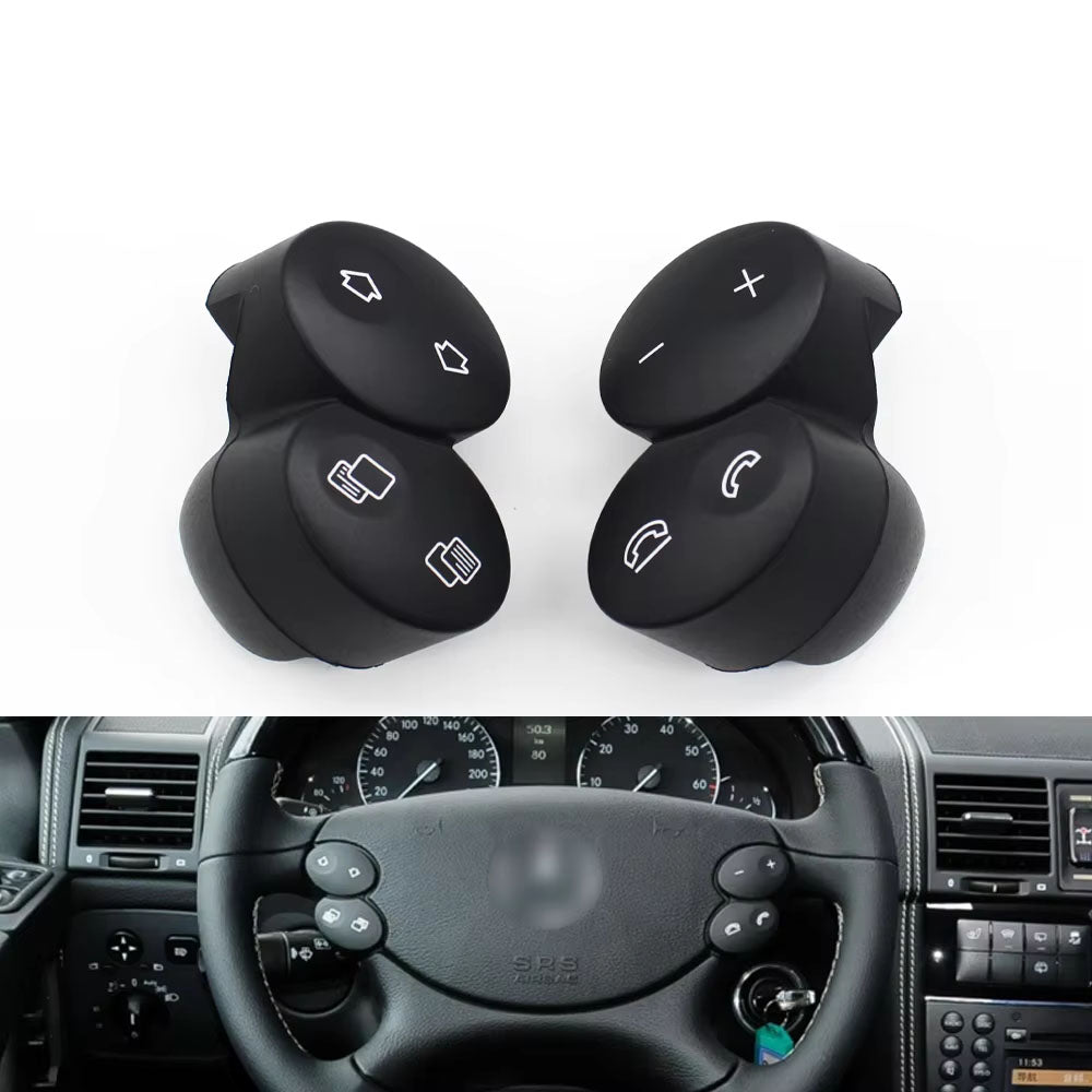 One Pair Car Left Right Multi-Function Steering Wheel Switch Control Buttons For Mercedes Benz E G CLS CLK W211 W463 W209 W219
