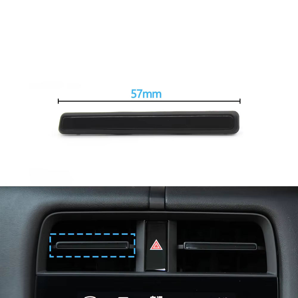 Car Middle Air Conditioning Central AC Vent Grille Air Vent Trim Strip For Porsche Taycan 9J1 2019 2020 2021 2022 2023