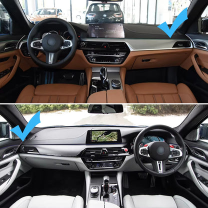 Car Front Rear Left Right Door Handle Inside Cover Trim Replacement For BMW 5 Series G30 G31 G38 F90 2017 2018 2019 2020 2021