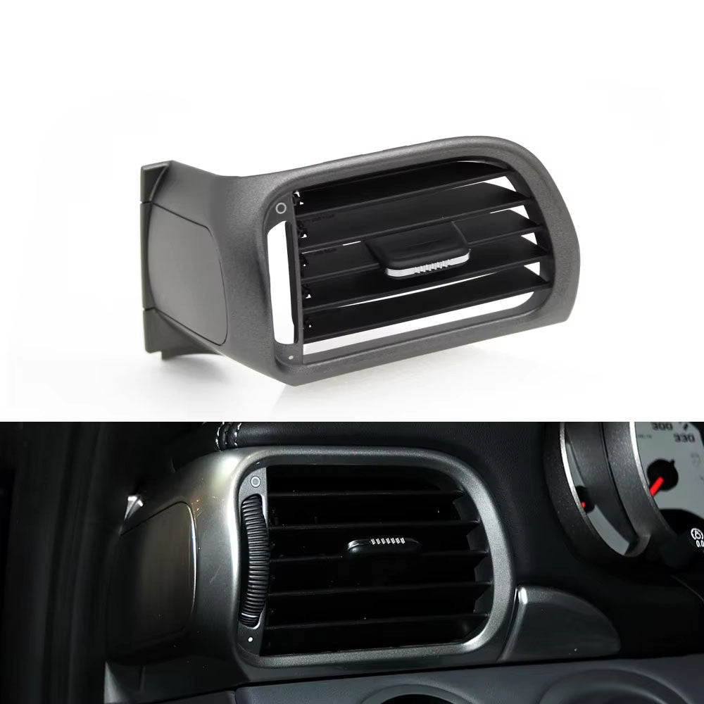 Gray Silver Car Left Right Center Air Vent Grille AC Vent Oulet Cover Panel For Porsche 911 Carrera Targa GT2 GT3 997 2004-2011