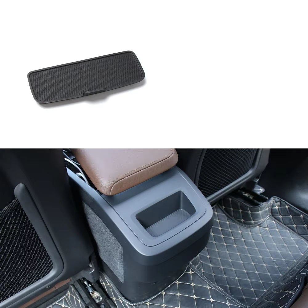 For Volvo XC60 XC90 V90 S60L S90L Rear Armrest Storage Tray Water Cup Rubber Bottom Pad Anti Slip Trim Mat Accessories 31389183