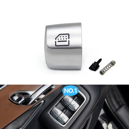 W222 Car Rear Window Switch Caps Repair Button Cover Replacement For Mercedes Benz S E Class W213 S320 S350 S450 S500 S560