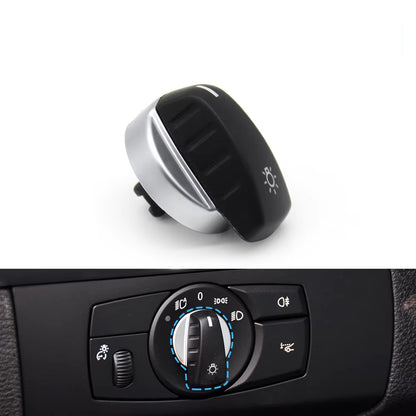 Car Head Lamp Headlight Rotary Switch Knob Button For BMW X5 X6 Z4 E70 E71 E72 E89 2007-2013