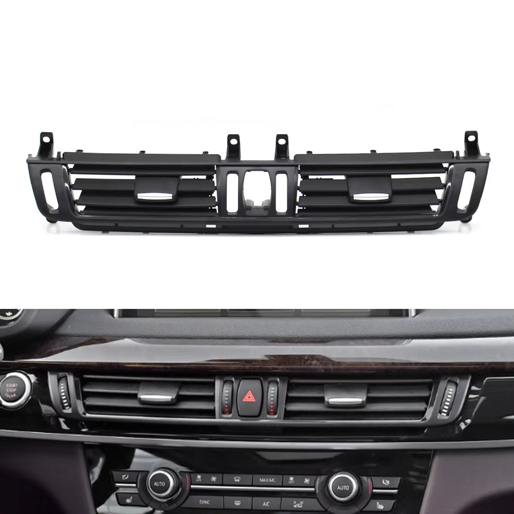 Car Center Dashboard Middle Air Conditioning Central AC Air Vent Outlet Panel Cover For BMW X5 X6 M F15 F16 F85 F86 64229253115