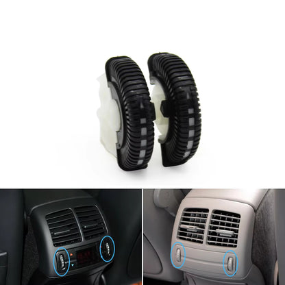 2/4PCS Set Car Front Rear Air Conditioning Control Roller AC Vent Rolling Wheel For Mercedes Benz E Class W211 E200 E300