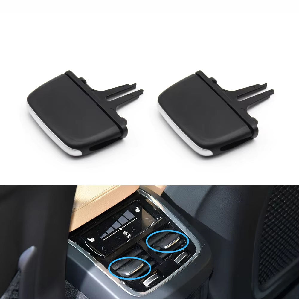 Car Rear Air Conditioning AC Vent Grille Outlet Slider Tab Clip Repair Kit For Volvo V90 S90 2016 2017 2018 2019 2020 2021-2024