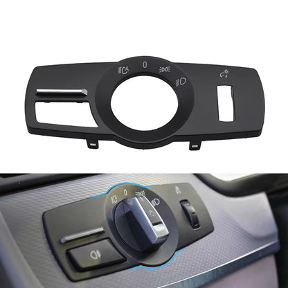 LHD RHD Headlight Lamp Rotary Button Foglight Switch Cover Panel Trim For BMW 5 5GT 6 7 X3 X4 Series F10 F11 F07 F06 F01 F25 F26