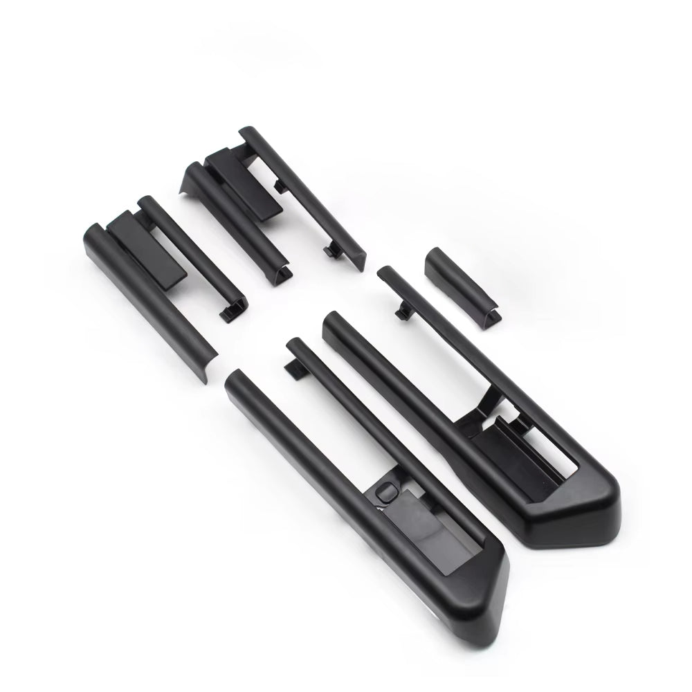4pcs Set Car Seat Sliding Track Bonnet Rail Trim Cover For BMW 5 7 Series F10 F11 F01 F02 520 523 525 528 530 730 740 750 760