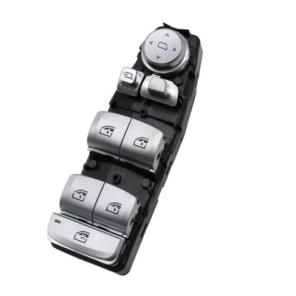 Silver Chrome Master Window Lifter Switch Control Button Regulator For BMW 3 5 7 X5 X6 F30 F35 F25 F26 F07 F10 F18 F01 F02