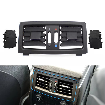 E60 E61 Car Rear Center Console Air Conditioning AC Vent Grille Cover Air Vent Panel For BMW 5 Series E60 E61 545i 550i