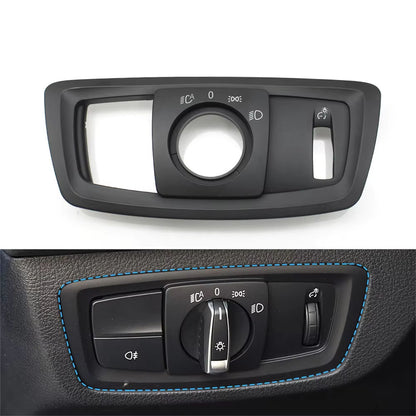 Car Front HeadLamp Rotary Foglight Button Headlight Switch Cover Panel For BMW 1 2 Series F20 F21 F22 F23 X1 F48 F49 X2 F39