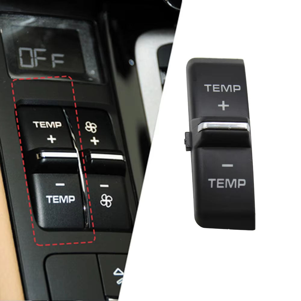 Front Console Air Conditioning Temperature Ventilation Volume AC Button Caps For Porsche Cayenne 7P5 Panamera 970 Macan 95B