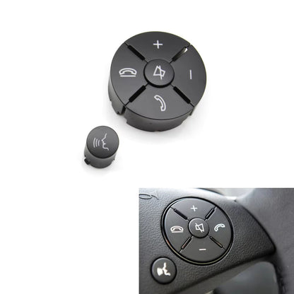 Car Multi-function Steering Wheel Control Buttons Cover For Benz C GLK E Class W204 X204 W207 W212 C180 C200 C250 C260 C300 C350