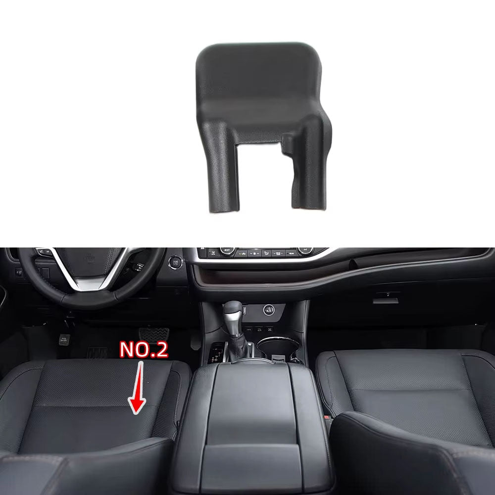Car Front Row Seat Track Cover Cap For Toyota Highlander XU70 2015-2021 Seat Rail Protection Trim Auto Interior Accessories