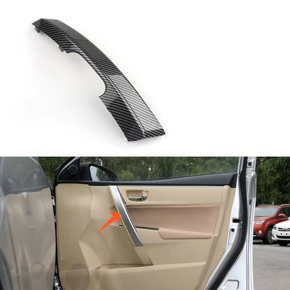 Front Door Interior Armrest Cover Panel Armrest Inner Handle Cover 74645-02430-B0 For Toyota Corolla Levin 2014-2018