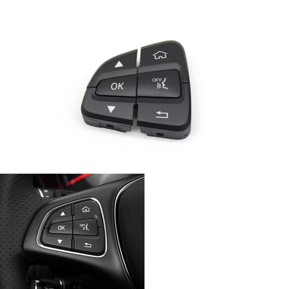 W205 W253 Car Multi-function Steering Wheel Switch Control Buttons Cover For Mercedes Benz C GLC Class 0999050300