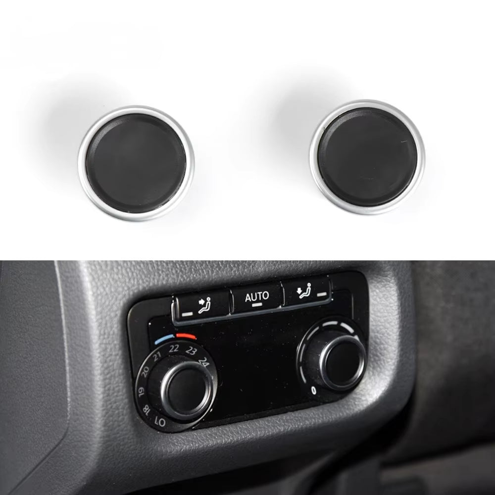 A/C Knob Button Rear Air Conditioning Panel Switch Car Rear Air Conditioning Control Panel Knob Cover 7N0907049C for VW Sharan