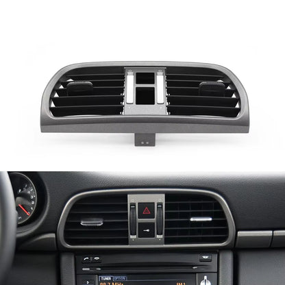 Gray Silver Car Left Right Center Air Vent Grille AC Vent Oulet Cover Panel For Porsche 911 Carrera Targa GT2 GT3 997 2004-2011