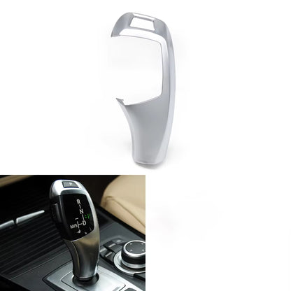 LHD RHD Car Gear Shift Knob Trim Cover Auto P Parking Button Cap For BMW X5 X6 E70 E71 E72 2007-2013 61319116587
