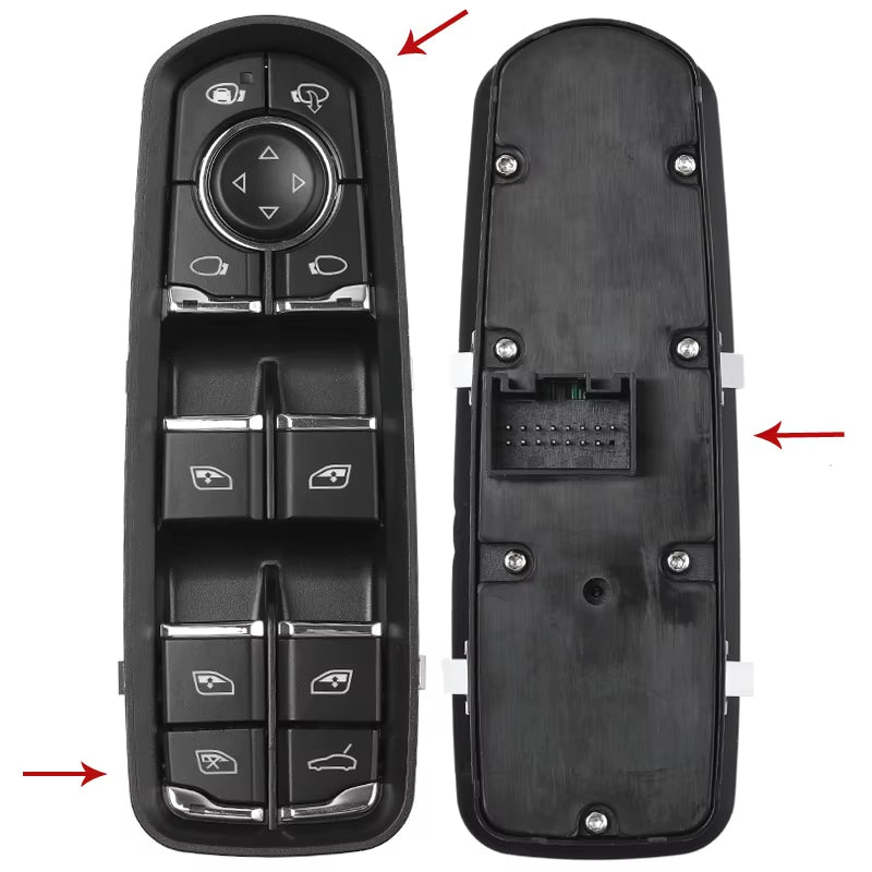 New 7PP959858AEDML 7PP959858MDML 7PP959858RDML Power Window Mirror Switch For Porsche Panamera Cayenne Macan 2011-2017 7PP959858
