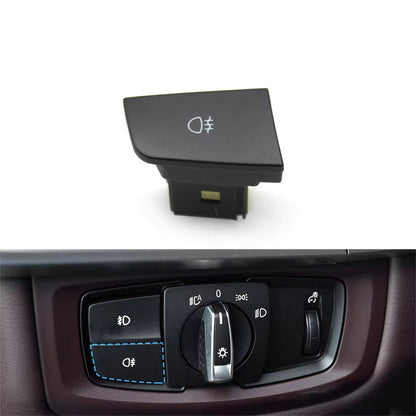 Car Front HeadLamp Rotary Foglight Button Headlight Switch Cover Panel For BMW 2 Series F45 F46 X5 X6 F15 F16 X5M X6M F85 F86