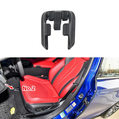 Front Seat Rail Trim Cover Track Panel For Toyota ASZ10 AXZA10 MXUA80 KZSM30 JPD20 2018-2022 Interior Slide Rail Molding