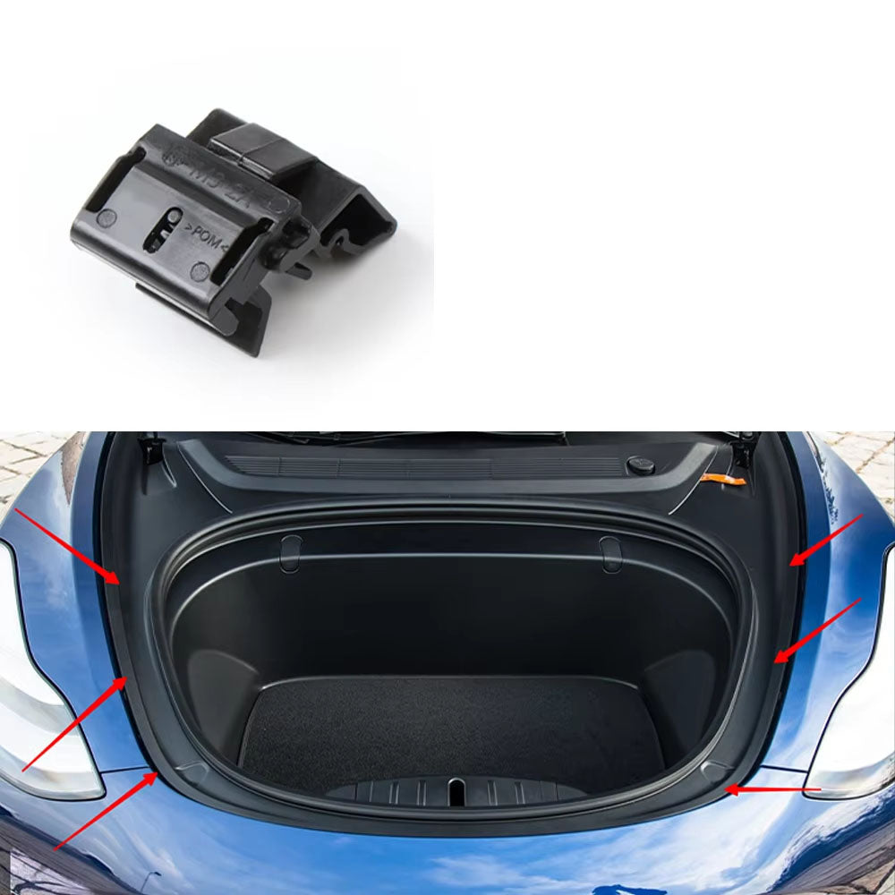 1PC Front Bumper Box Buckle Hoods Trunk Clips Plastic Fixed Clip For Tesla Model Y 2020-2021 Car Accessories 1472872-00-B