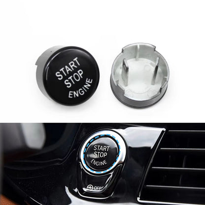 Car Engine Ignition Start Stop OFF Switch Buttons Cover For BMW 1 5 6 7 X3 X4 Series GT F52 G30 G31 G01 G02 G32 G11 G12 F97 F98