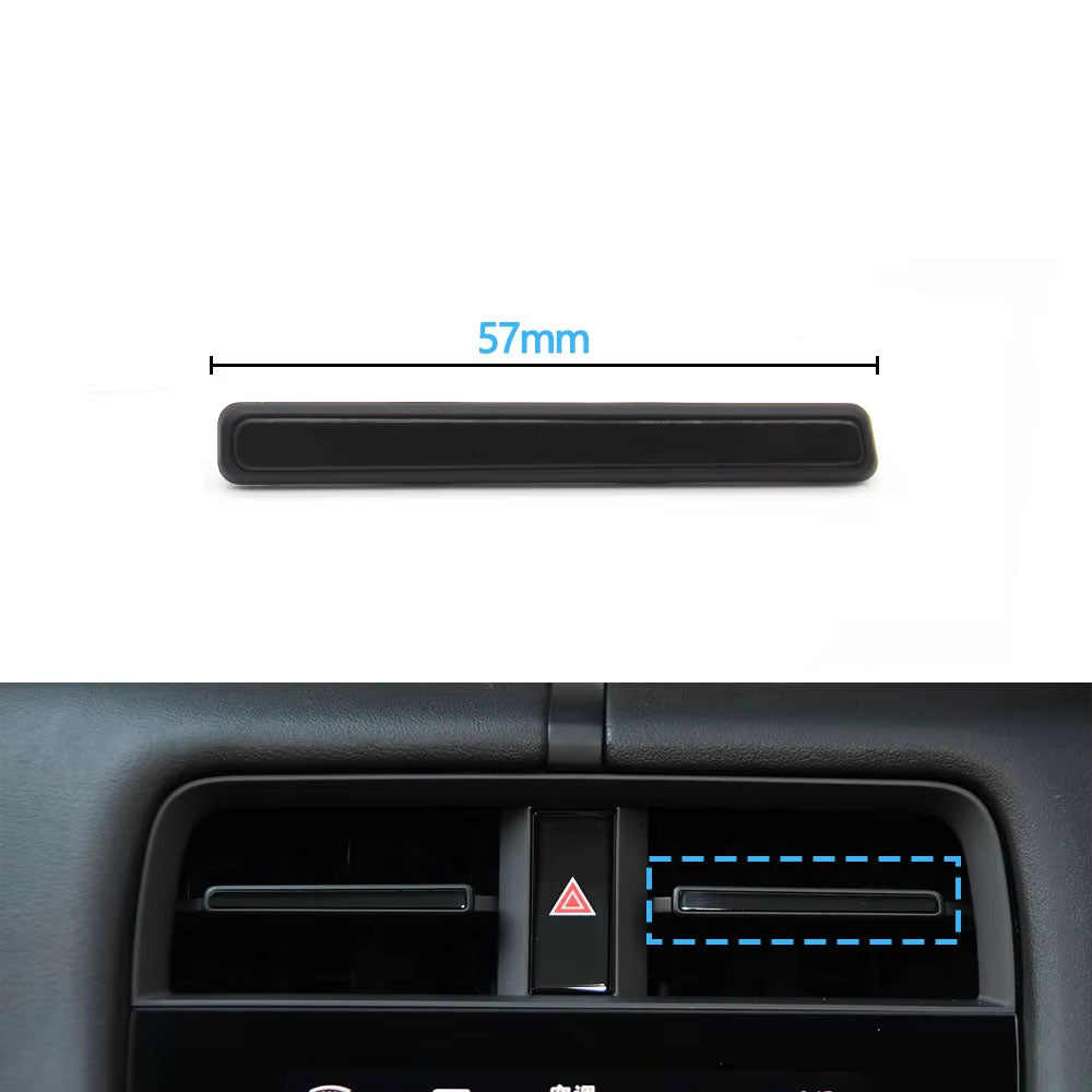 Car Middle Air Conditioning Central AC Vent Grille Air Vent Trim Strip For Porsche Taycan 9J1 2019 2020 2021 2022 2023