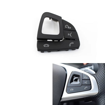 Car Multifunction Steering Wheel Left Right Volume Control Switch Button Cover For Mercedes Benz E Class W213 Sedan W238 Coupe