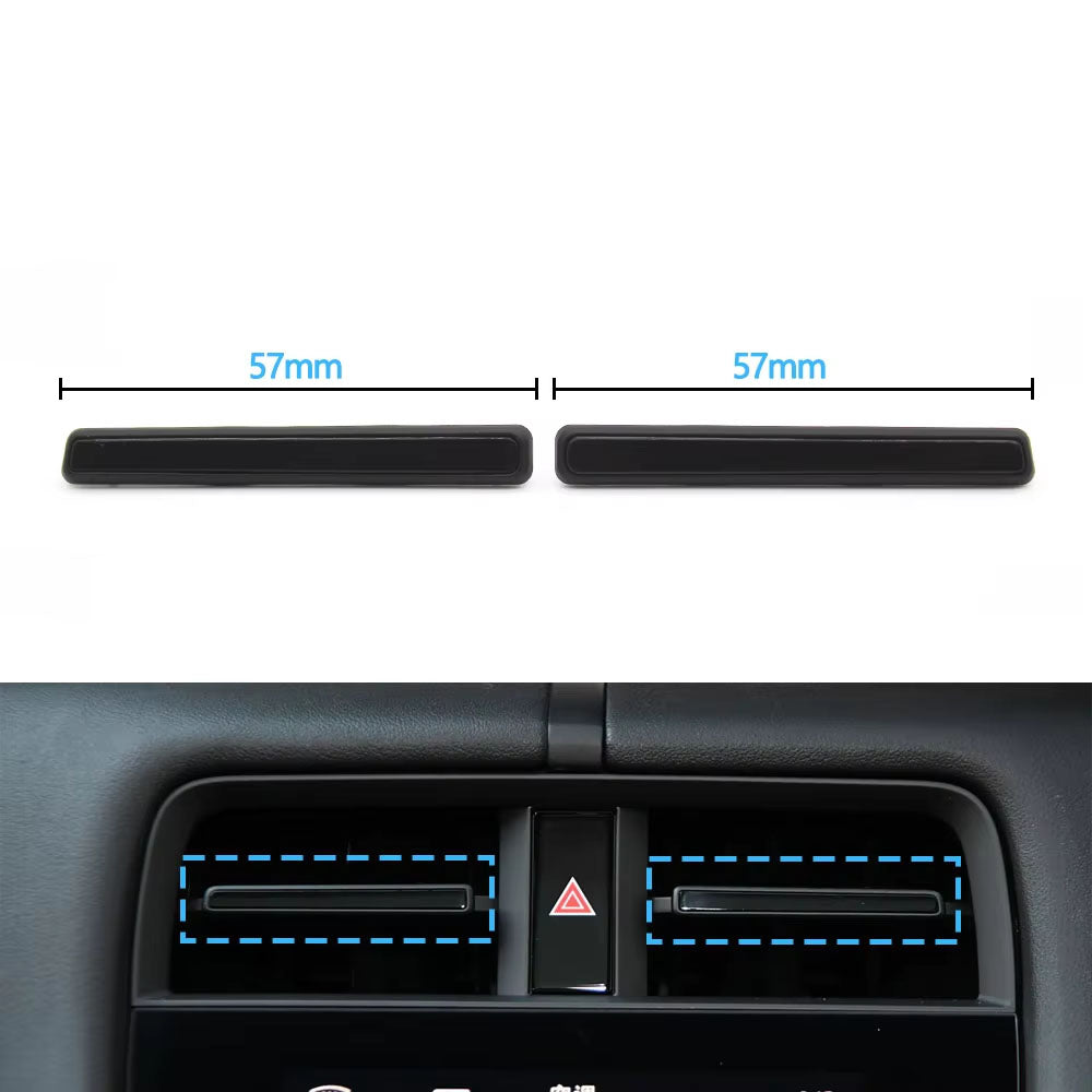 Car Middle Air Conditioning Central AC Vent Grille Air Vent Trim Strip For Porsche Taycan 9J1 2019 2020 2021 2022 2023