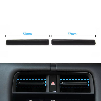 Car Middle Air Conditioning Central AC Vent Grille Air Vent Trim Strip For Porsche Taycan 9J1 2019 2020 2021 2022 2023