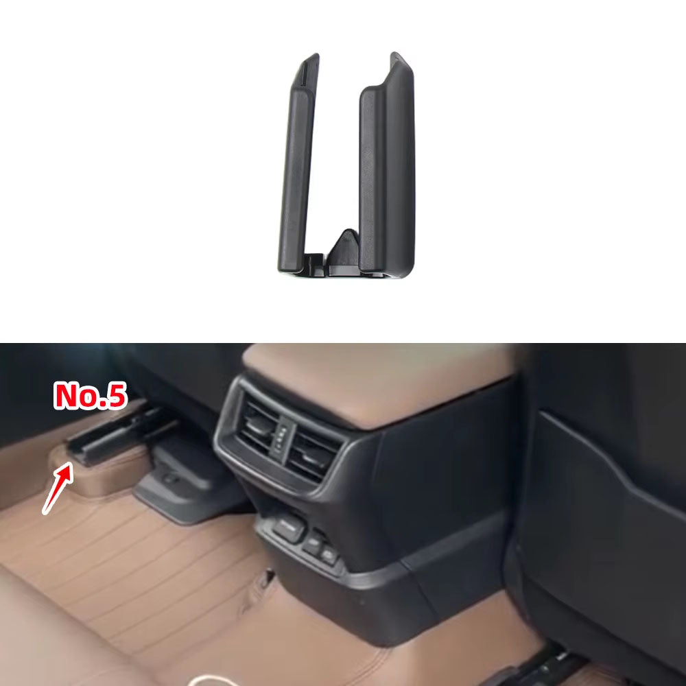 Front Seat Rail Trim Cover Track Panel For Toyota ASZ10 AXZA10 MXUA80 KZSM30 JPD20 2018-2022 Interior Slide Rail Molding