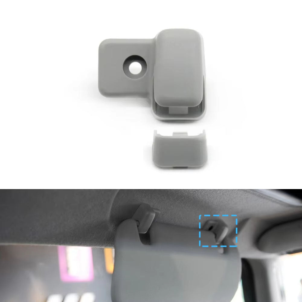 Car Roof Side Sun Visor Fixing Buckle Retainer Hook Fastener Clip Holder Bracket For BMW Mini Cooper R55 R56 R60 2007-2014