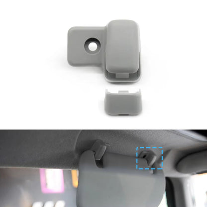 Car Roof Side Sun Visor Fixing Buckle Retainer Hook Fastener Clip Holder Bracket For BMW Mini Cooper R55 R56 R60 2007-2014
