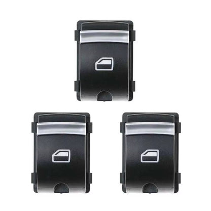 New Chrome Master Window Switch For Audi A3 8P A6 S6 RS6 C6 Q7 2004-201 4F0959851H 4F0959855B 4F0 959 851H Button Console