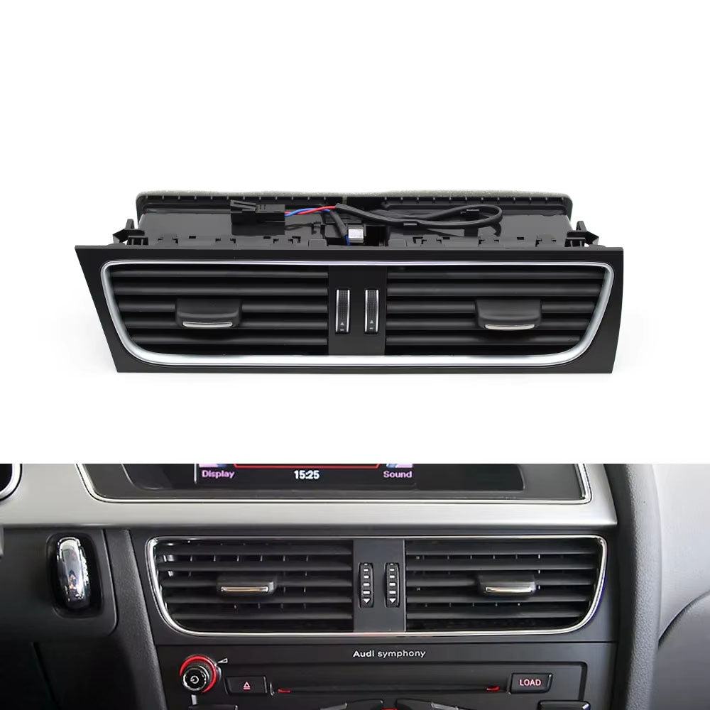 LHD Car Front Dashboard Middle Left Right AC Vent Outlet Grille Assembly For Audi A4 B8 A5 2009-2016 8KD820901,8KD820902