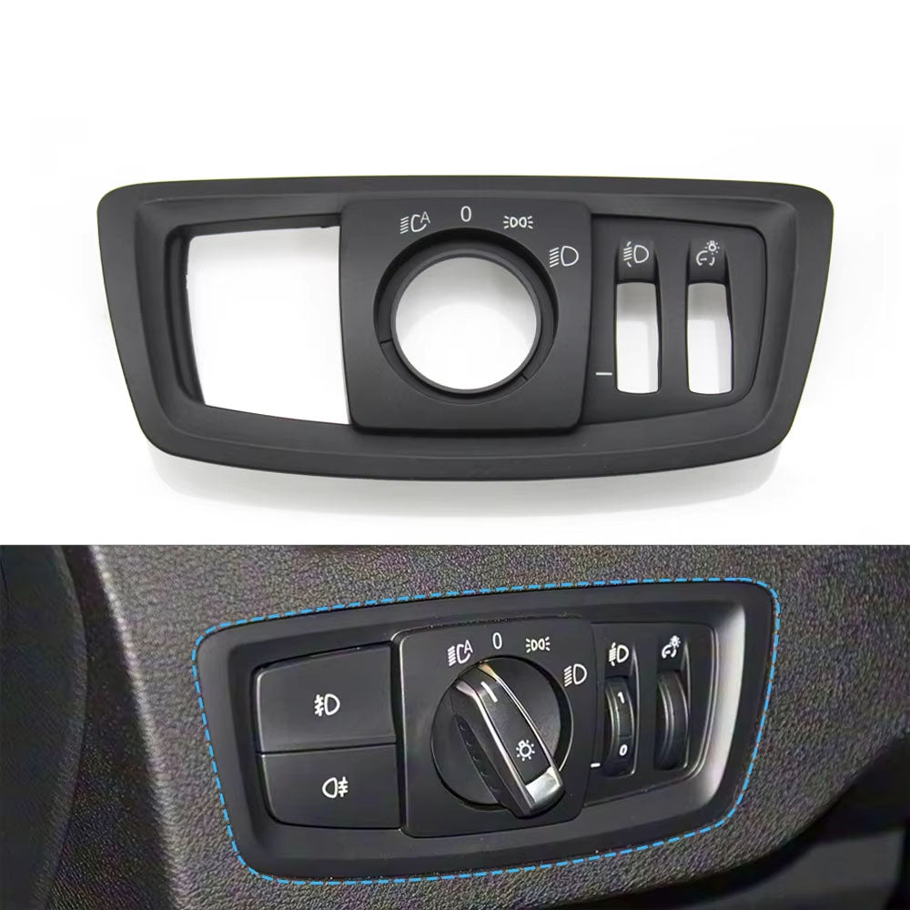 Car Front HeadLamp Rotary Foglight Button Headlight Switch Cover Panel For BMW 1 2 Series F20 F21 F22 F23 X1 F48 F49 X2 F39