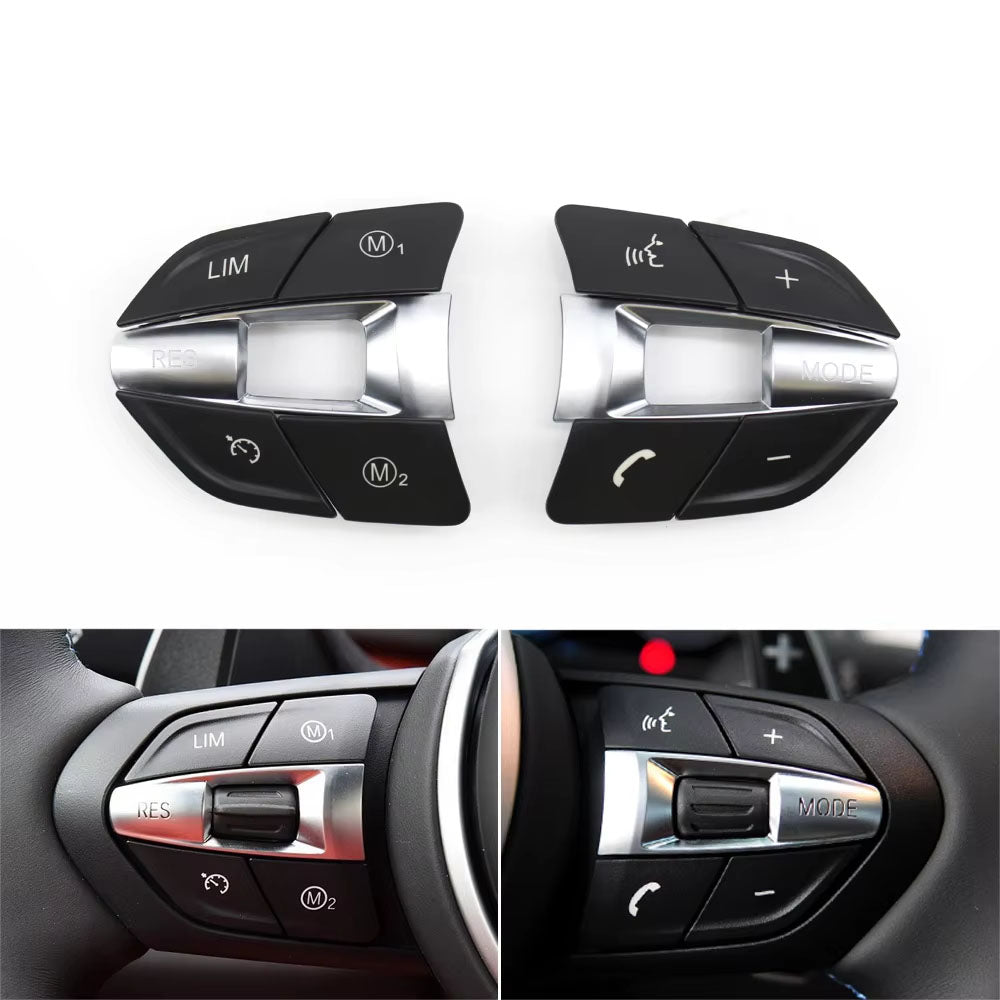 Car M Sport Steering Wheel Multifunction Buttons Knob For BMW F10 F11 F30 F31 F34 F01 F02 F06 F12 F25 F26 F15 F16 M2 M3 M4 M5
