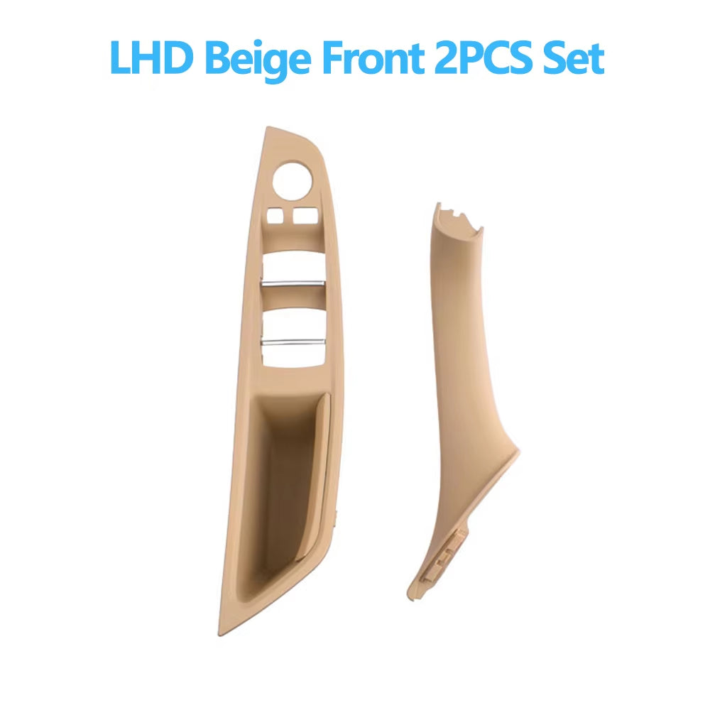 Left Hand Driver Interior Door Window Switch Panel Pull Handle Set For BMW F10 F11 F18 520 523 525 528 530