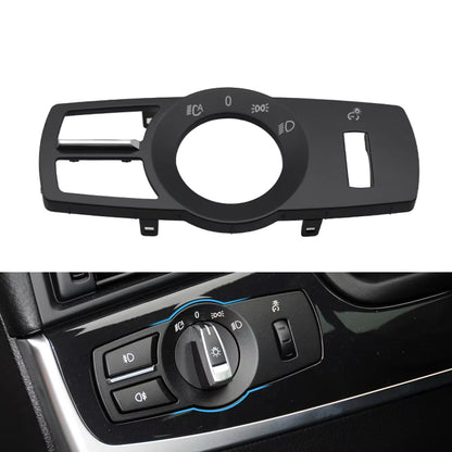 LHD RHD Headlight Lamp Rotary Button Foglight Switch Cover Panel Trim For BMW 5 5GT 6 7 X3 X4 Series F10 F11 F07 F06 F01 F25 F26