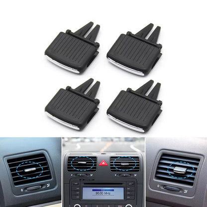 1/2/4PCS Car Front Rear Air Vent Grille AC Tab Clip Slider Repair Kit For Volkswagen Golf 5 Sagitar Jetta 1KD819703