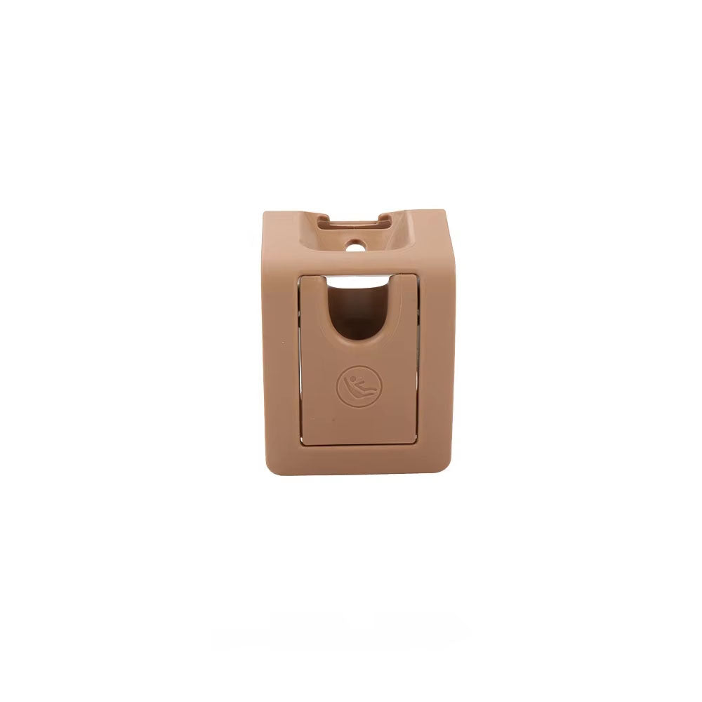 Rear Seat Hook ISOFIX Cover For Lexus ES UX Child Restraint Cover 7373106010C0 Car Rear Seat Hook Buckle Black Brown