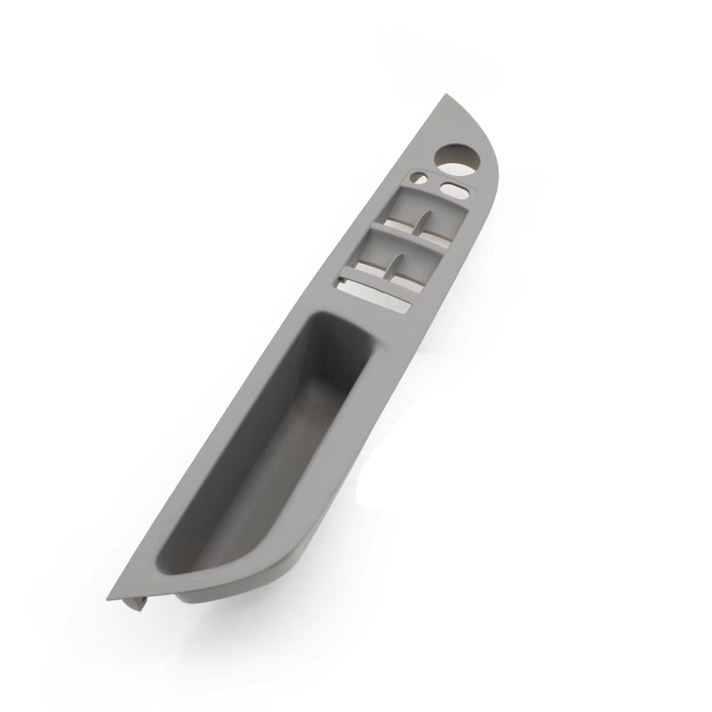 LHD RHD Car Interior Handle Inner Door Armrest Panel Pull Trim Window Switch Cover For BMW 5 Series E60 E61 2006-2010