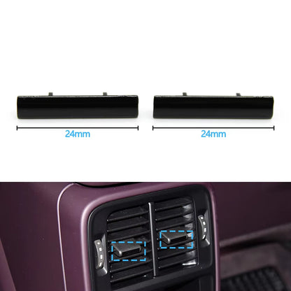 Black Car Rear Air Conditioning AC Vent Grille Air Vent Trim Strip For Porsche Taycan 9J1 2019 2020 2021 2022 2023 2025 2025