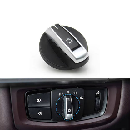 Car Front HeadLamp Rotary Foglight Button Headlight Switch Cover Panel For BMW 2 Series F45 F46 X5 X6 F15 F16 X5M X6M F85 F86