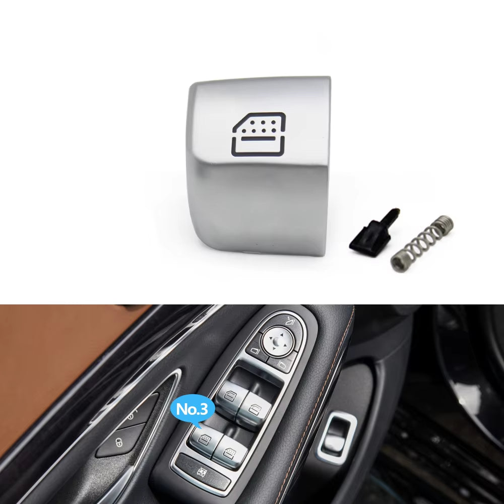 W222 Car Window Switch Repair Button Cover Control Switch Key Cap For Mercedes Benz S E Class W213 S320 S350 S450 S500 S560
