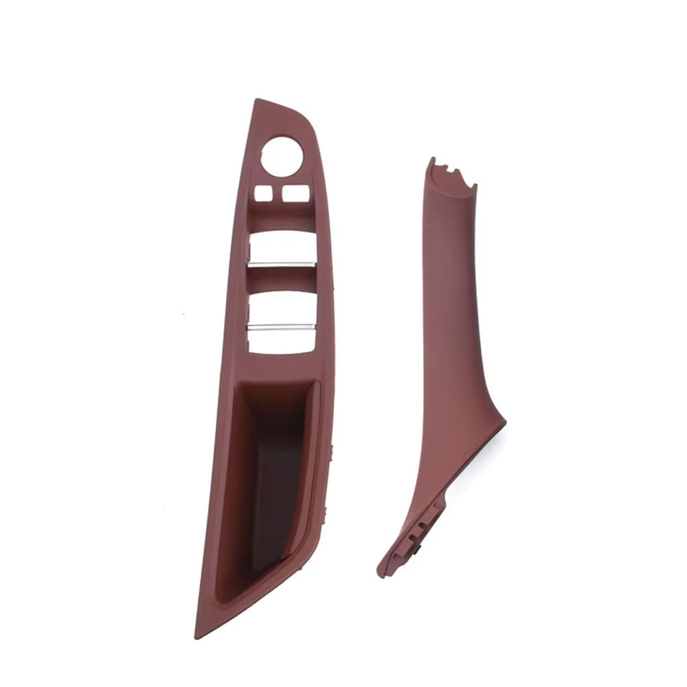 Left Hand Driver Interior Door Window Switch Panel Pull Handle Set For BMW F10 F11 F18 520 523 525 528 530