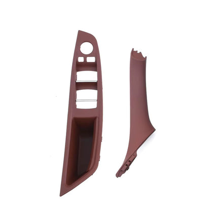 Left Hand Driver Interior Door Window Switch Panel Pull Handle Set For BMW F10 F11 F18 520 523 525 528 530